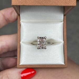 2.80ct Champagne Pink Diamond ring